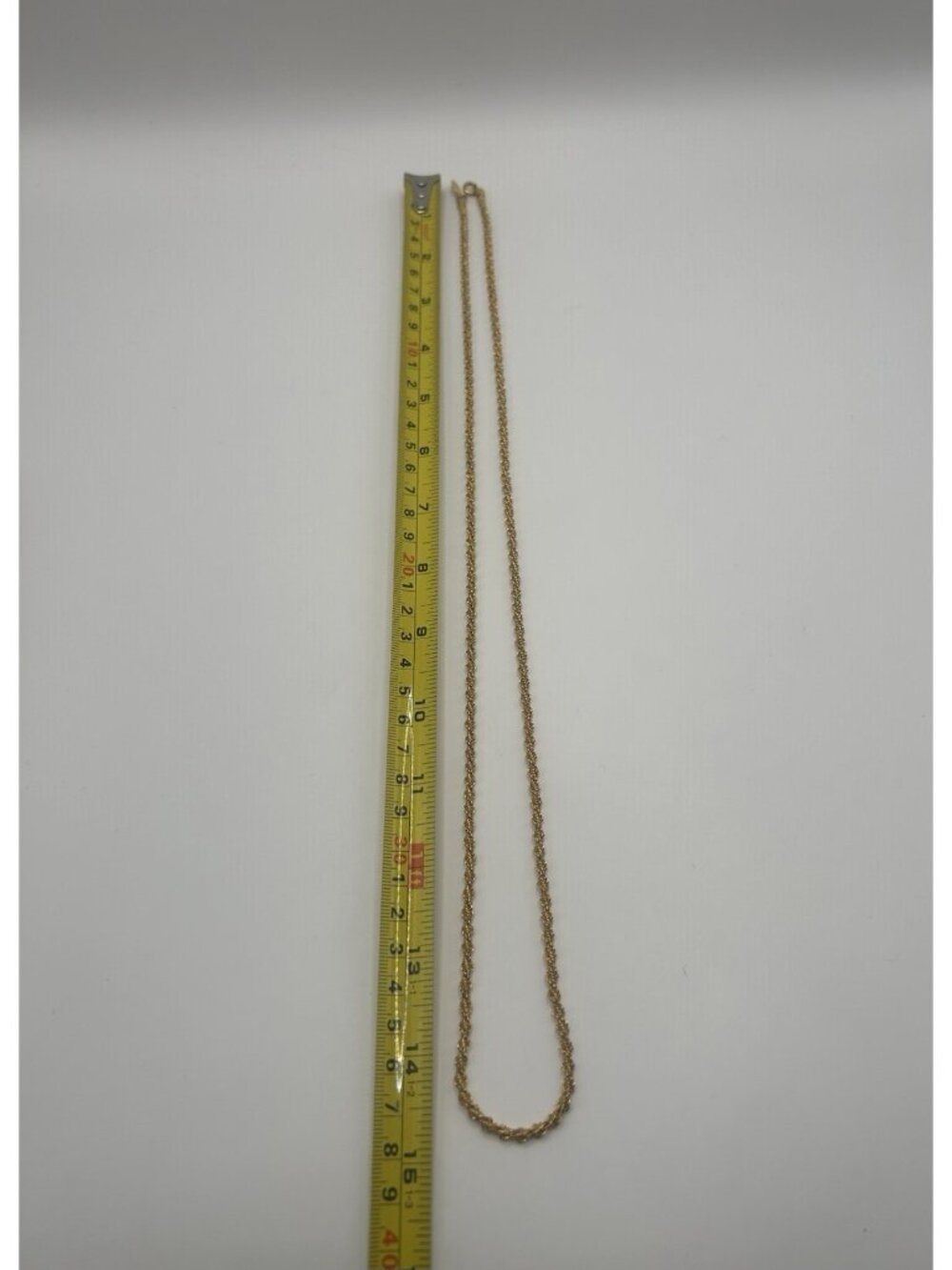 Eisenberg Vintage Gold Tone Rope Chain Necklace 30” Classic Statement Jewelry - Picture 5 of 9